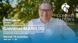 CONFAPI INCONTRA IL CANDIDATO ALLA PRESIDENZA DEL VENETO GIOVANNI MANILDO