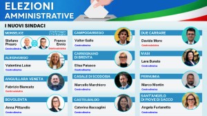 AMMINISTRATIVE, NOVE COMUNI AL CENTRODESTRA. CENTROSINISTRA PREMIATO SOLO A DUE CARRARE E ANGUILLARA