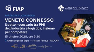 VENETO CONNESSO: IL PATTO NECESSARIO TRA PMI  DELL'INDUSTRIA E LOGISTICA, INSIEME  PER COMPETERE - 15 OTTOBRE ORE 9.30 FIERA DI PADOVA