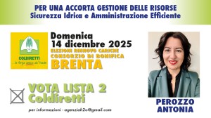 CONFAPI PADOVA SOSTIENE ANTONIA PEROZZO ALLE ELEZIONI DEL CONSORZIO DI BONIFICA BRENTA