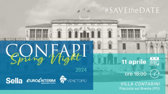 SAVETHEDATE CONFAPI PADOVA SPRING NIGHT