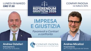 CONFRONTO SUL REFERENDUM IN MATERIA DI ORDINAMENTO GIURISDIZIONALE – 9 MARZO 2026 ORE 17.30