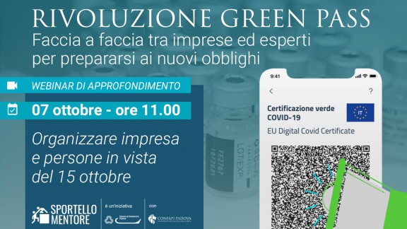 banner webinar green pass CONFAPI PADOVA v2