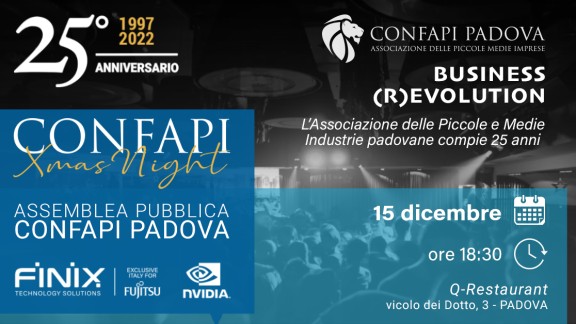 savethedate CONFAPI PADOVA XMAS NIGHT
