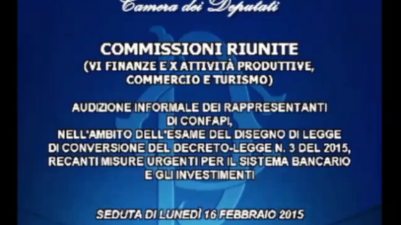 commisioni riunite
